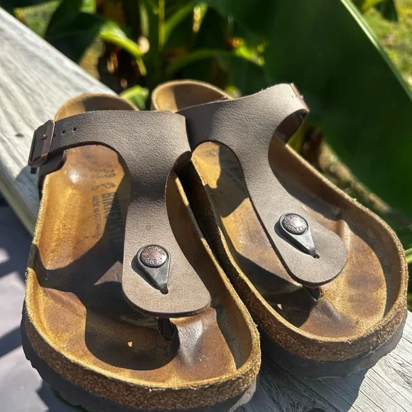 Birkenstock Womens Gizeh Sandel - Brown, Womens Size 38(7.5-8) - Picture 3 of 12